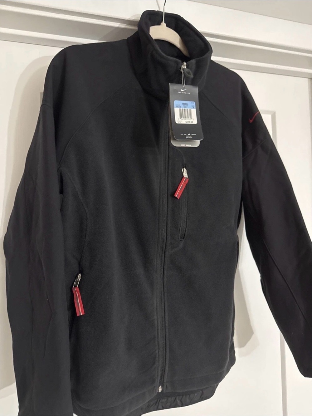 Nike Jacket Adult M Black Athletic Running Active Sportswear Biking Mens